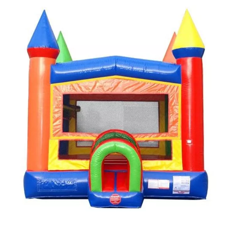 Multi Color Bounce House Castle