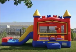 Multi Color Bounce House Combo