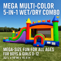 Mega Multi Color 5 In 1 Wet/Dry Combo