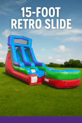 15ft Retro Water Slide