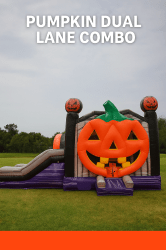 Pumpkin Bounce House Combo