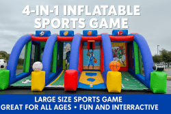 4-in-1 Inflatable Sports Game (Large)