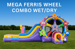 Mega Ferris Wheel Inflatable Water Slide Bounce House Combo