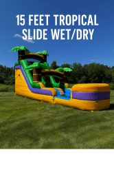 15 FT Tropical Slide (Wet/Dry)