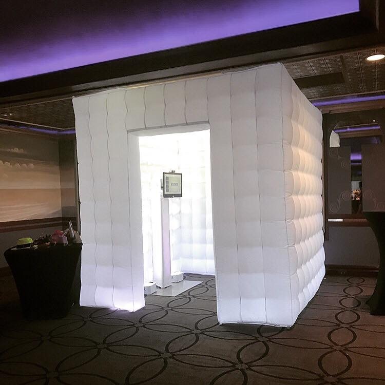 Inflatable LED photo booth rental in New York City by Stevie D Entertainment